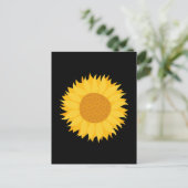 Sonnenblume. Postkarte (Stehend Vorderseite)