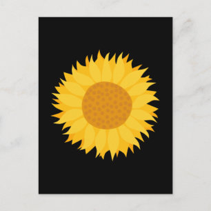 Sonnenblume. Postkarte
