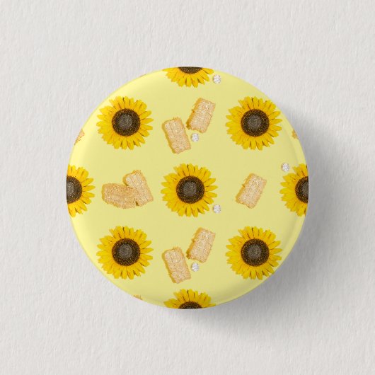 Sonnenblume Power Button (Vorderseite)