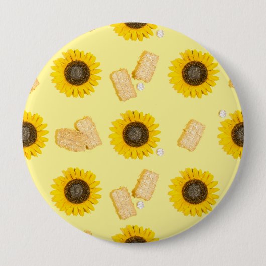 Sonnenblume Power Button (Vorderseite)