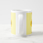 Sonnenblume Power Jumbo-Tasse (Rückseite)