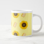 Sonnenblume Power Jumbo-Tasse (Rechts)