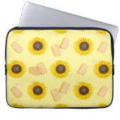 Sonnenblume Power Laptopschutzhülle (Vorderseite)