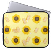 Sonnenblume Power Laptopschutzhülle (Vorderseite)