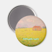 Sonnenblume Power Magnet (Vorderseite/Rückseite)