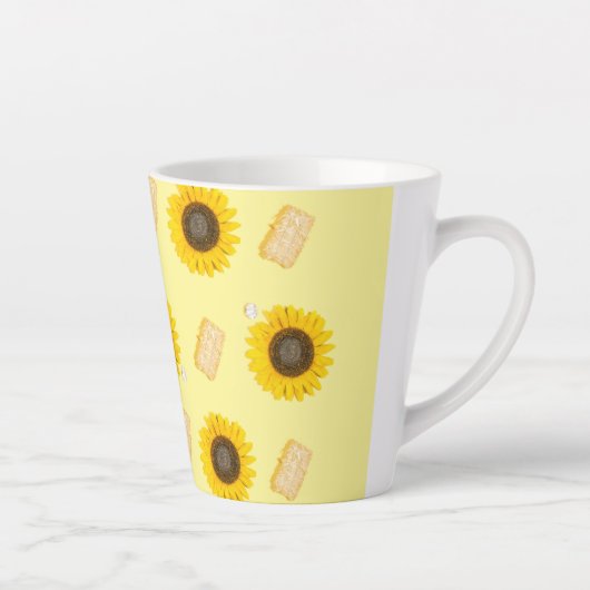 Sonnenblume Power Milchtasse (Rechts)