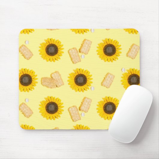 Sonnenblume Power Mousepad (Mit Mouse)