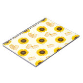 Sonnenblume Power Notizblock (Linke Seite)