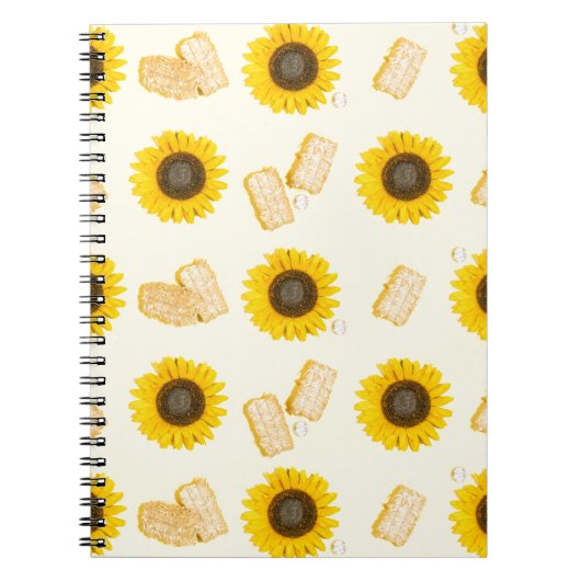 Sonnenblume Power Notizblock (Vorderseite)