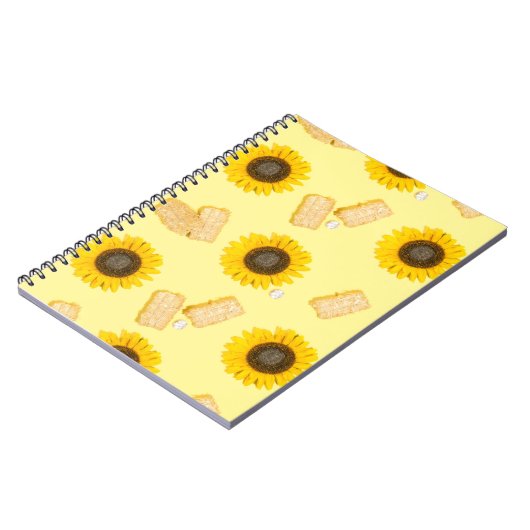 Sonnenblume Power Notizblock (Linke Seite)