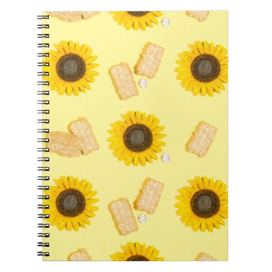 Sonnenblume Power Notizblock (Vorderseite)