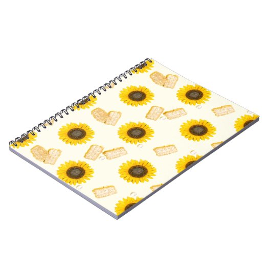 Sonnenblume Power Notizblock (Linke Seite)