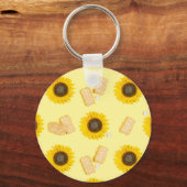 Sonnenblume Power Schlüsselanhänger (Vorderseite)