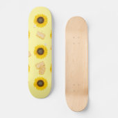 Sonnenblume Power Skateboard (Vorderseite)