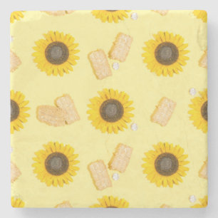 Sonnenblume Power Steinuntersetzer