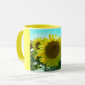 Sonnenblume-Power--Tasse Tasse (Vorderseite Links)