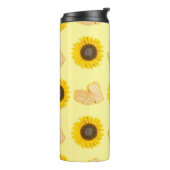 Sonnenblume Power Thermosbecher (Nach links gedreht)