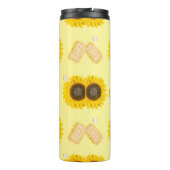 Sonnenblume Power Thermosbecher (Rückseite)