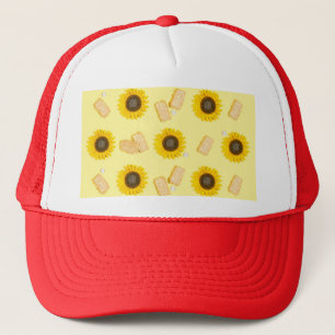Sonnenblume Power Truckerkappe