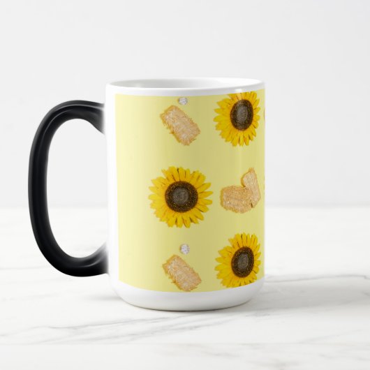 Sonnenblume Power Verwandlungstasse (Links)