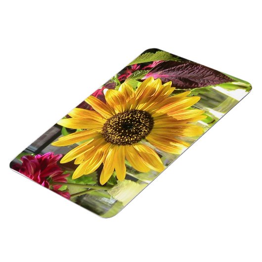 Sonnenblume Premium Flexi Magnet (Linke Seite)