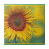 Sonnenblume-Produkte Fliese (Vorderseite)