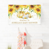 Sonnenblume Pumpkin Elephant Dusche Begrüßung Hint Banner (Insitu)