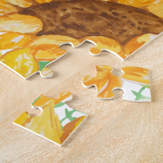 Sonnenblume Puzzle (Seite)