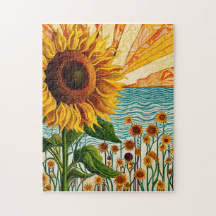 Sonnenblume Puzzle