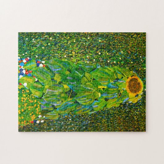 Sonnenblume-Puzzlespiel Gustav Klimt Puzzle (Horizontal)
