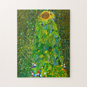 Sonnenblume-Puzzlespiel Gustav Klimt Puzzle