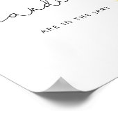 Sonnenblume Raten Sie, wie viele Bonbons Poster (Ecke)