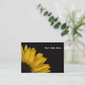 Sonnenblume-Reflexions-Visitenkarte - besonders Visitenkarte (Stehend Vorderseite)