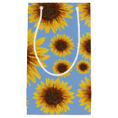Sonnenblume-Regen Kleine Geschenktüte (Vorderseite)