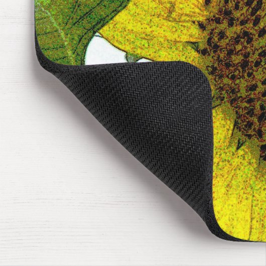 Sonnenblume-Reihe Mousepad (Ecke)