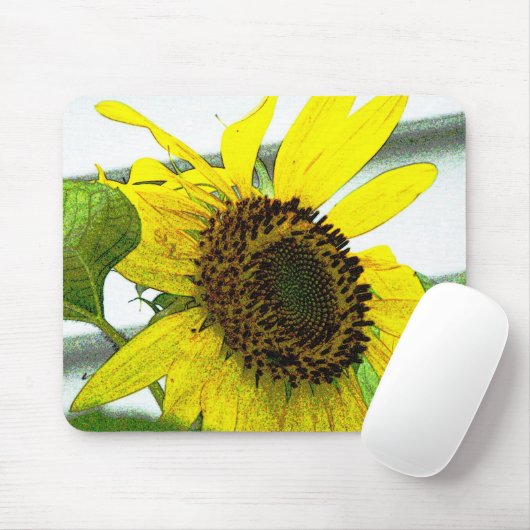 Sonnenblume-Reihe Mousepad (Mit Mouse)