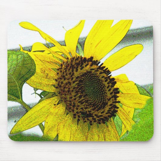 Sonnenblume-Reihe Mousepad (Vorne)