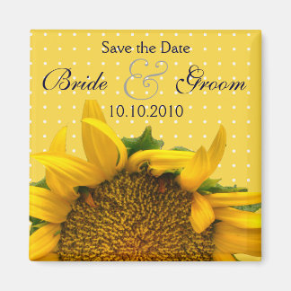 Sonnenblume Rett-the-Date Magnet