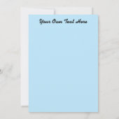 Sonnenblume rettete den Tag & Save the Date Karte (Rückseite)