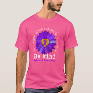 Sonnenblume Ribbon sein Kind Alzheimer und Gehirn T-Shirt