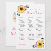 Sonnenblume Rosa Blumenspülung Baby Duschspiel (Vorne/Hinten)