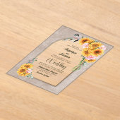 Sonnenblume Rosa Rose Blumenstrauß Einladung (Ablage )