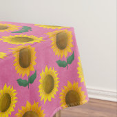 Sonnenblume - rosa tischdecke (Beispiel)