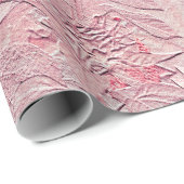 Sonnenblume Rosa Vintager Blumenzauber Geschenkpapier (Rolleneckpunkt)