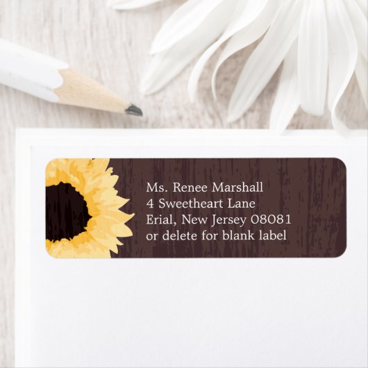 Sonnenblume | RÜCKSENDEADRESSE (Insitu)