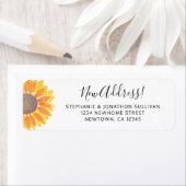 Sonnenblume-Rücksendeadresse (Insitu)