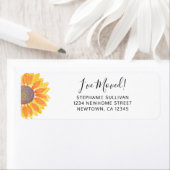 Sonnenblume-Rücksendeadresse (Insitu)