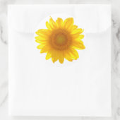 Sonnenblume Runder Aufkleber (Tasche)