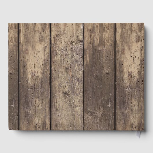 Sonnenblume Rustic Baby Dusche Gästebuch (Rückseite)