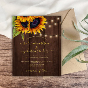 Sonnenblume rustikal elegante Schrift Scheunenholz